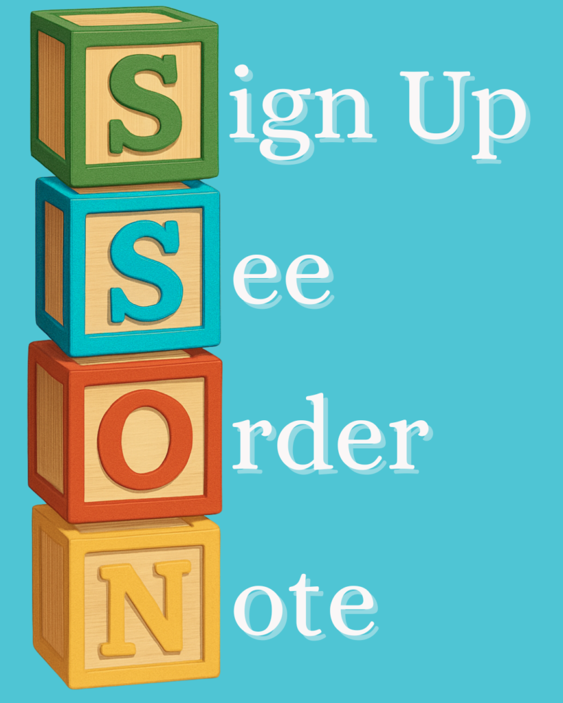 sign up see order note