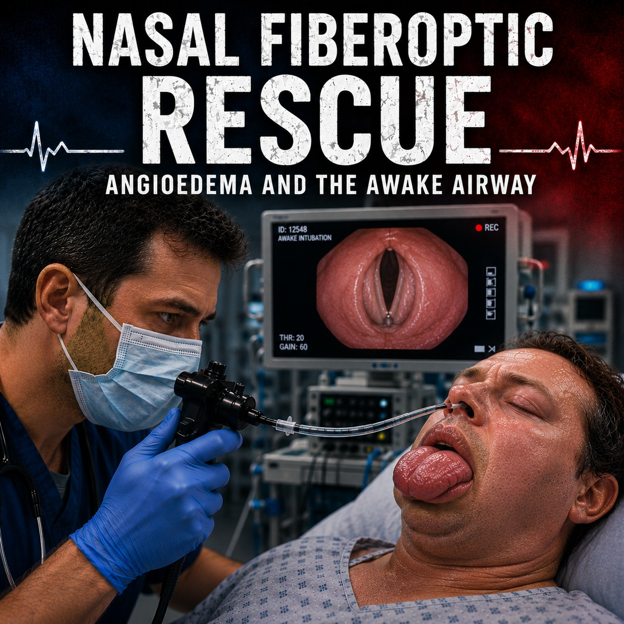 Nasal Fiberoptic Rescue: Angioedema and the Awake Airway